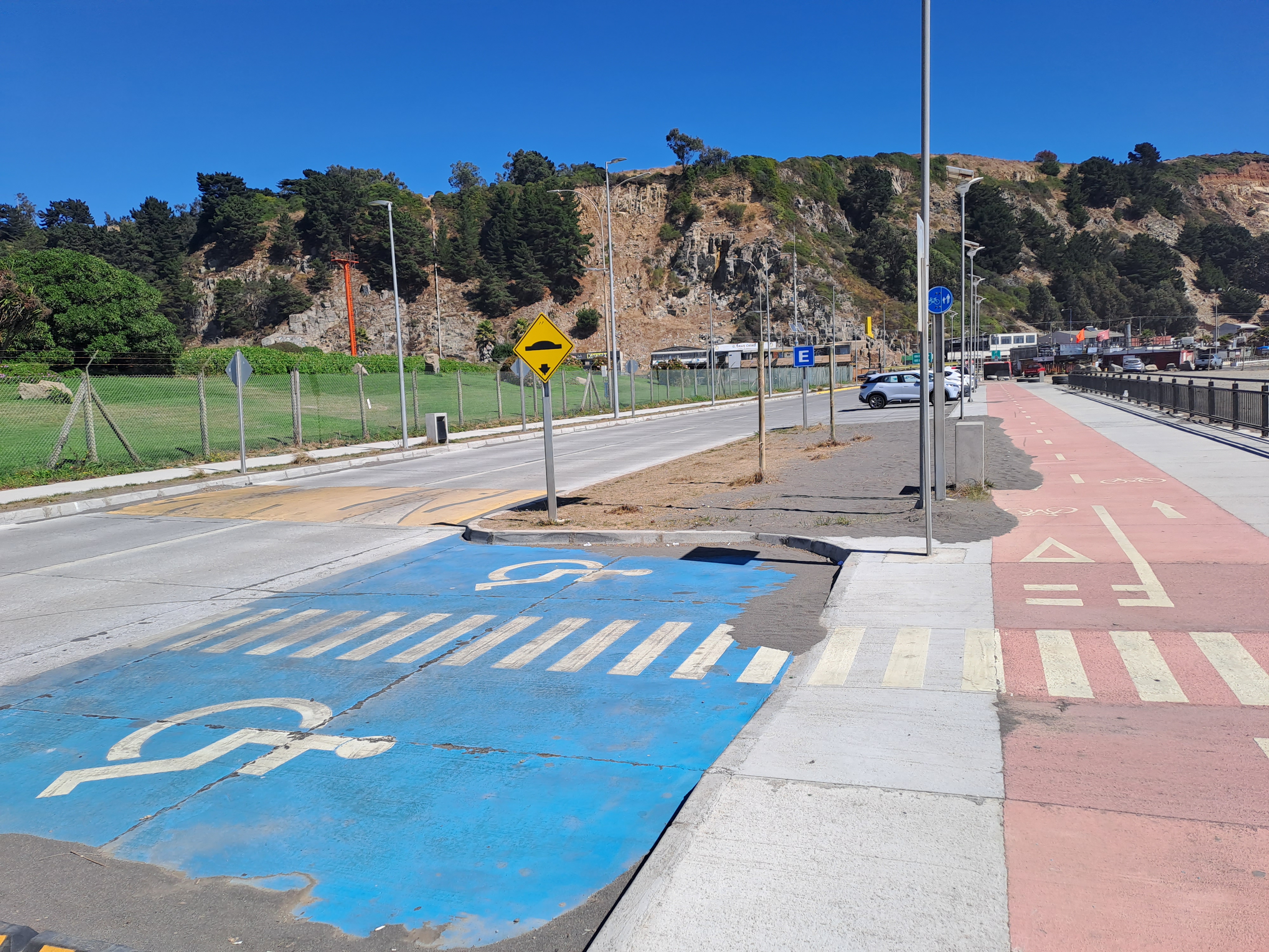 Fotografía del Estacionamiento desde una perspectiva superior